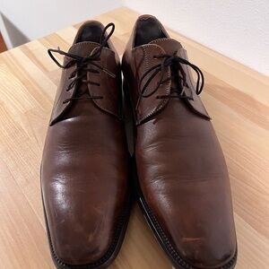To Boot Rich Brown Leather Oxfords